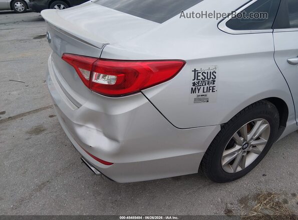 5NPE24AF5GH291652 2016 HYUNDAI SONATA Silver Դիմացի տեսք