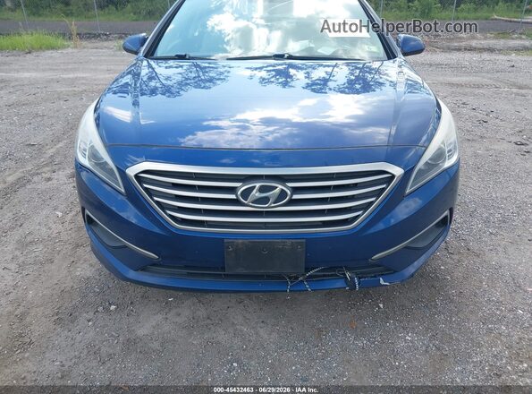 5NPE24AF5GH295426 2016 HYUNDAI SONATA Blue Դիմացի տեսք