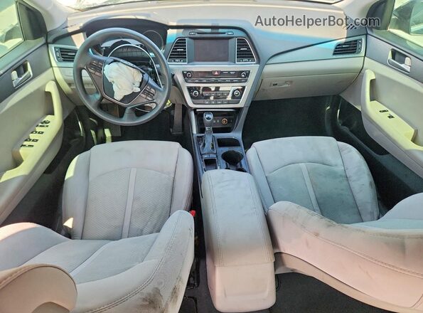 5NPE24AF5GH302519 2016 HYUNDAI SONATA Black Вид панелі приладів