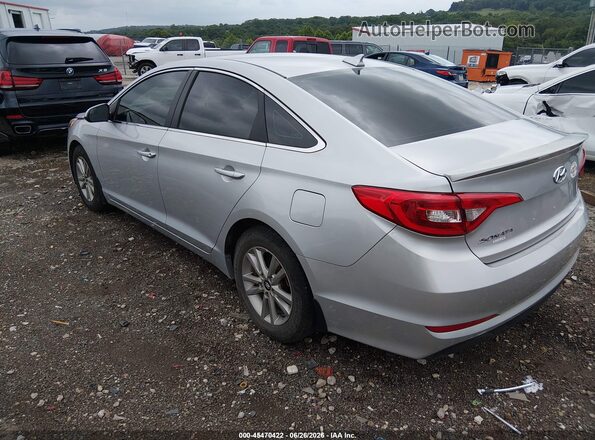 5NPE24AF5GH303914 2016 HYUNDAI SONATA Серебряный Задняя левая четверть