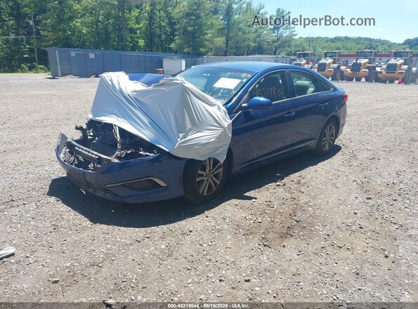 5NPE24AF5GH311415 2016 HYUNDAI SONATA Blue Передня ліва чверть