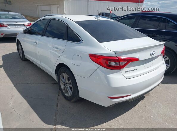5NPE24AF5GH320552 2016 HYUNDAI SONATA White Rear left
