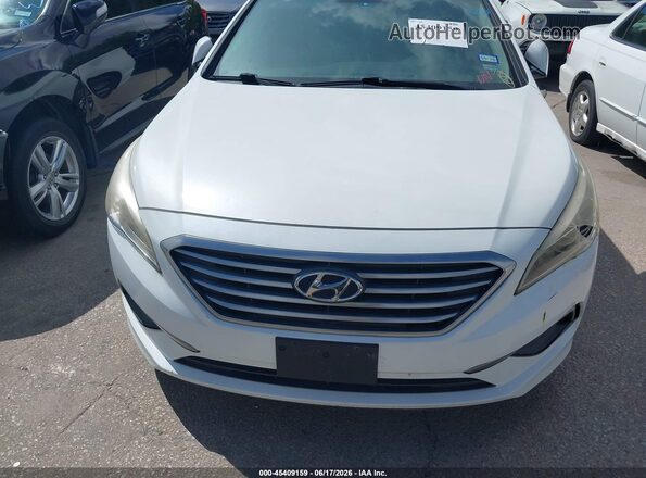 5NPE24AF5GH320552 2016 HYUNDAI SONATA White Front view