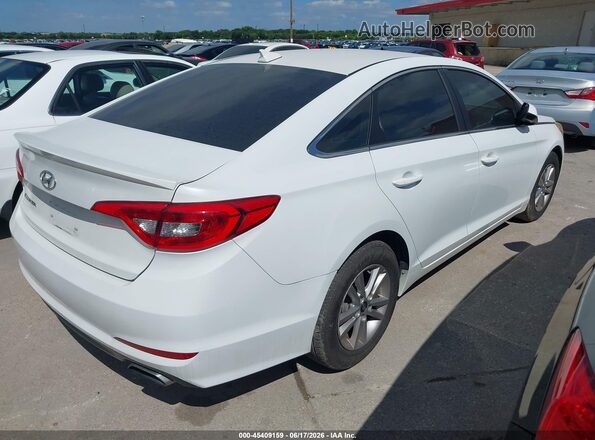 5NPE24AF5GH320552 2016 HYUNDAI SONATA White Rear right