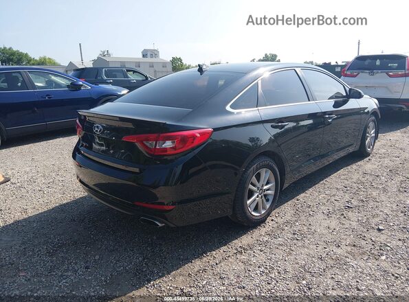 5NPE24AF5GH326612 2016 HYUNDAI SONATA Black უკანა მარჯვენა