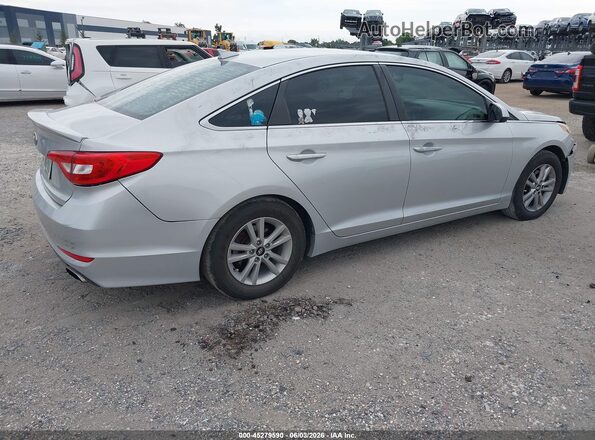 5NPE24AF5GH364423 2016 HYUNDAI SONATA Серебряный Задняя правая четверть