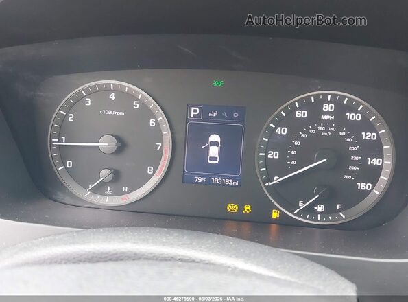 5NPE24AF5GH364423 2016 HYUNDAI SONATA Серебряный Вид задних сидений