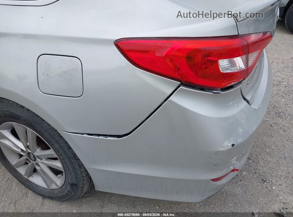 5NPE24AF5GH364423 2016 HYUNDAI SONATA Серебряный 