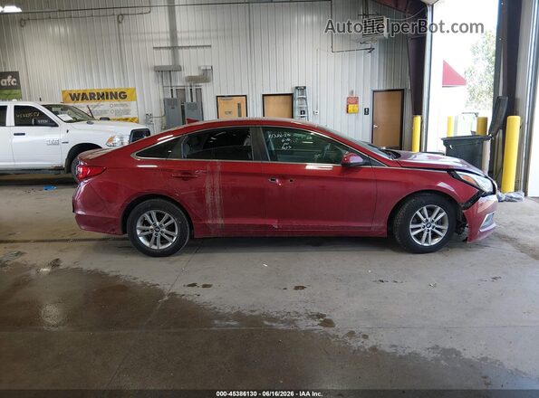 5NPE24AF5GH373784 2016 HYUNDAI SONATA Red Панорамний вид салону 360°