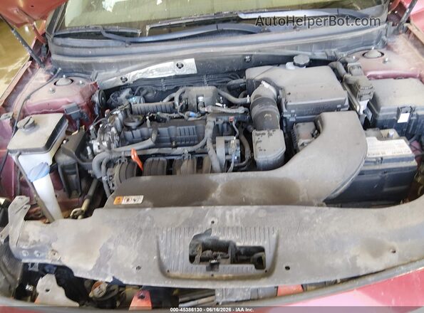 5NPE24AF5GH373784 2016 HYUNDAI SONATA Red Вид ззаду