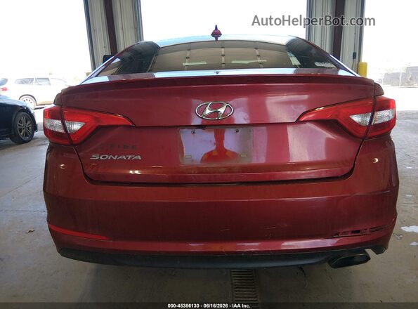 5NPE24AF5GH373784 2016 HYUNDAI SONATA Red 