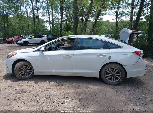 5NPE24AF5GH374207 2016 HYUNDAI SONATA White Սալոնի 360 աստիճան տեսք
