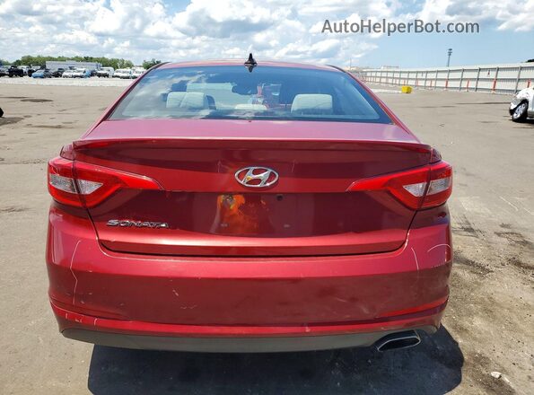 5NPE24AF5GH379696 2016 HYUNDAI SONATA Red 