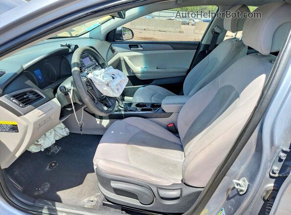5NPE24AF5GH392951 2016 HYUNDAI SONATA Silver წინა სალონის ხედი