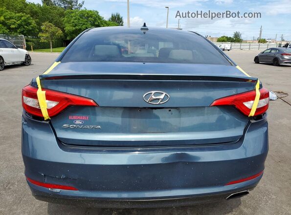 5NPE24AF5GH407092 2016 HYUNDAI SONATA Blue 