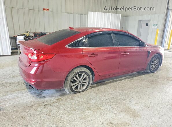 5NPE24AF5GH426225 2016 HYUNDAI SONATA Burgundy უკანა მარჯვენა