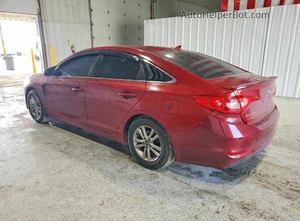 5NPE24AF5GH426225 2016 HYUNDAI SONATA Burgundy უკანა მარცხენა