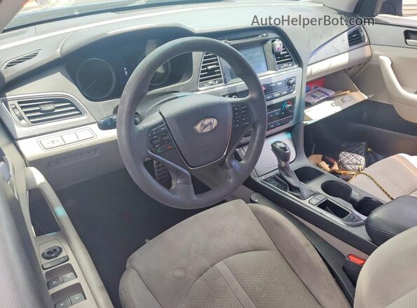 5NPE24AF5GH434731 2016 HYUNDAI SONATA Blue წინა პანელის ხედი