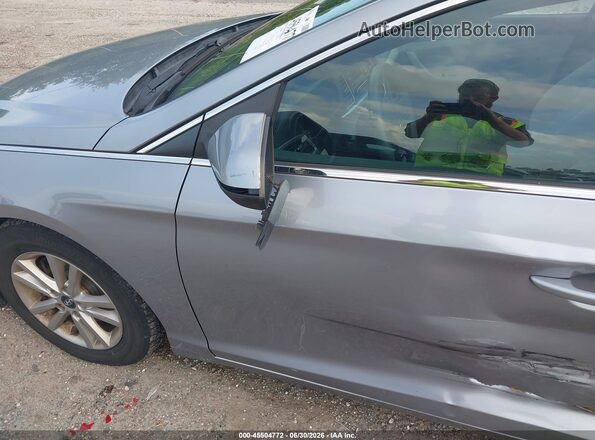 5NPE24AF5HH441308 2017 HYUNDAI SONATA Gray Դիմացի տեսք