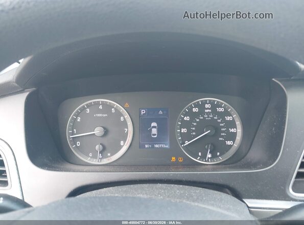 5NPE24AF5HH441308 2017 HYUNDAI SONATA Gray Հետևի նստատեղերի տեսք