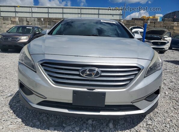 5NPE24AF5HH442653 2017 HYUNDAI SONATA Silver წინა ხედი