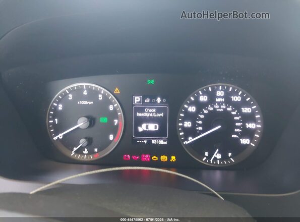 5NPE24AF5HH443477 2017 HYUNDAI SONATA Blue Հետևի նստատեղերի տեսք
