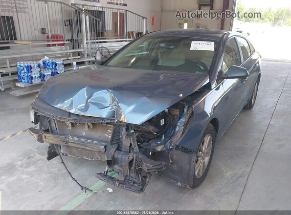 5NPE24AF5HH443477 2017 HYUNDAI SONATA Blue Դիմացի տեսք