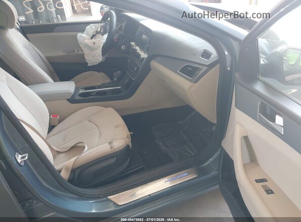 5NPE24AF5HH443477 2017 HYUNDAI SONATA Blue Սալոնի դիմացի տեսք