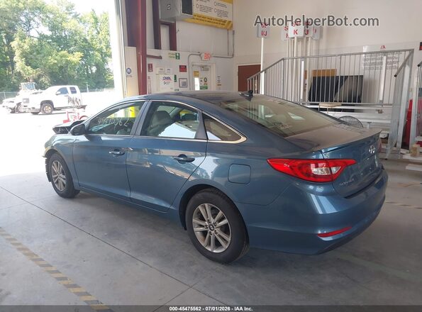5NPE24AF5HH443477 2017 HYUNDAI SONATA Blue Հետևի ձախ