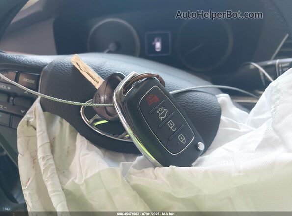 5NPE24AF5HH443477 2017 HYUNDAI SONATA Blue Առջևի վահանակի տեսք