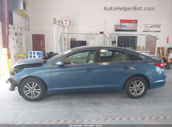 5NPE24AF5HH443477 2017 HYUNDAI SONATA Blue Սալոնի 360 աստիճան տեսք