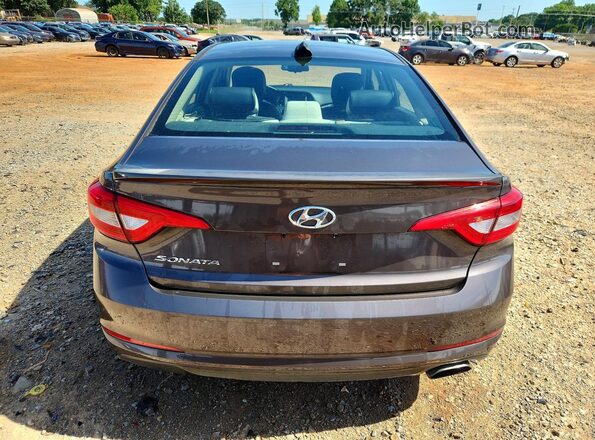 5NPE24AF5HH448775 2017 HYUNDAI SONATA Gray Vista trasera