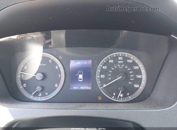 5NPE24AF5HH448923 2017 HYUNDAI SONATA Black Vista de los asientos traseros