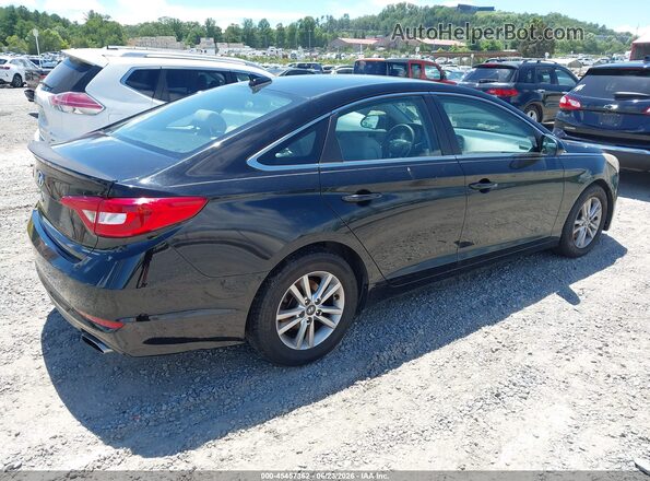 5NPE24AF5HH448923 2017 HYUNDAI SONATA Black Trasero derecho