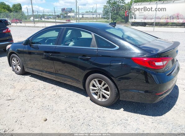 5NPE24AF5HH448923 2017 HYUNDAI SONATA Black Trasero izquierdo