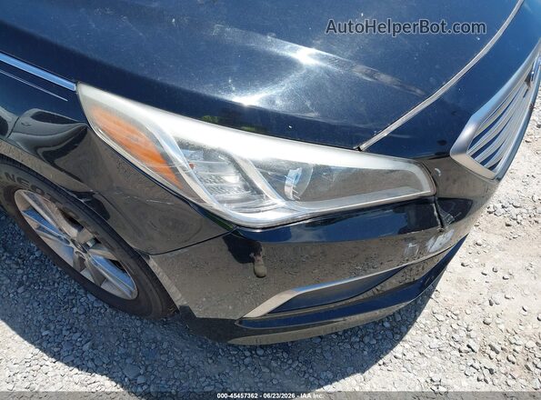 5NPE24AF5HH448923 2017 HYUNDAI SONATA Black Vista frontal