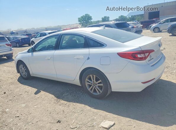 5NPE24AF5HH473742 2017 HYUNDAI SONATA White Tył lewy