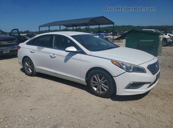 5NPE24AF5HH473742 2017 HYUNDAI SONATA White Przód prawy
