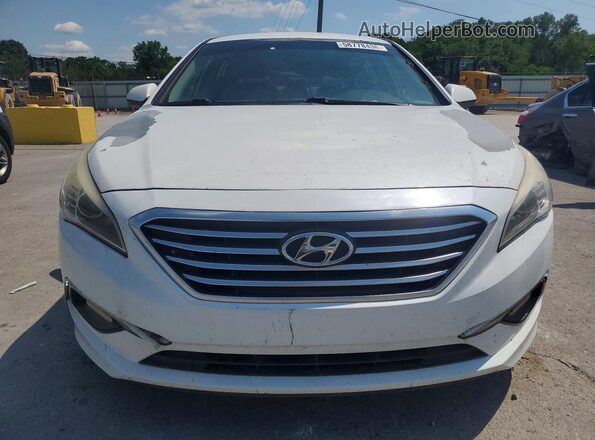 5NPE24AF5HH520204 2017 HYUNDAI SONATA White Դիմացի տեսք