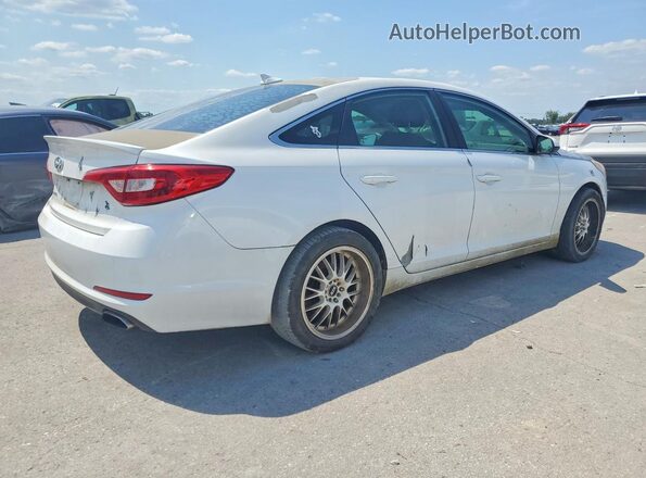 5NPE24AF5HH520204 2017 HYUNDAI SONATA White Հետևի աջ