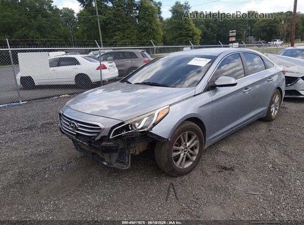 5NPE24AF5HH560735 2017 HYUNDAI SONATA Silver Przód lewy