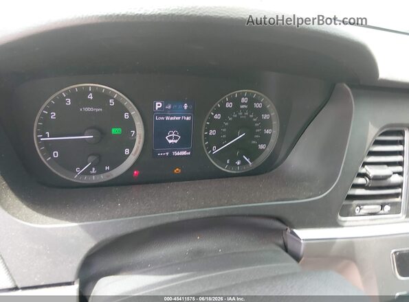 5NPE24AF5HH560735 2017 HYUNDAI SONATA Silver Widok tylnych siedzeń