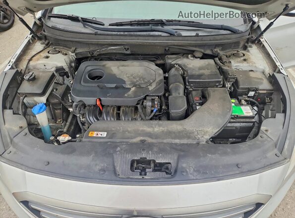 5NPE24AF5HH565739 2017 HYUNDAI SONATA Silver Սալոնի հետևի տեսք