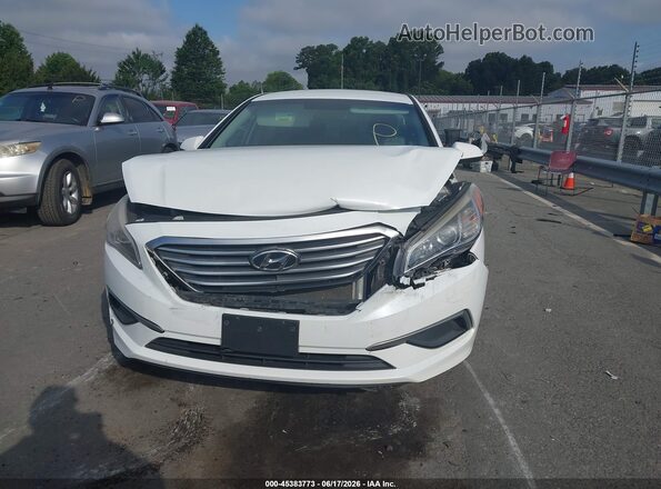 5NPE24AF5HH576823 2017 HYUNDAI SONATA Белый Вид щитка приборов
