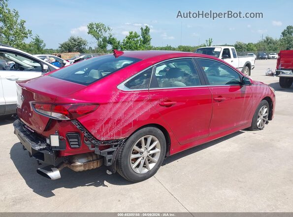 5NPE24AF5JH606652 2018 HYUNDAI SONATA Коричневый Задняя правая четверть
