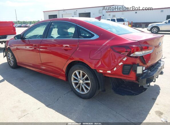 5NPE24AF5JH606652 2018 HYUNDAI SONATA Коричневый Задняя левая четверть