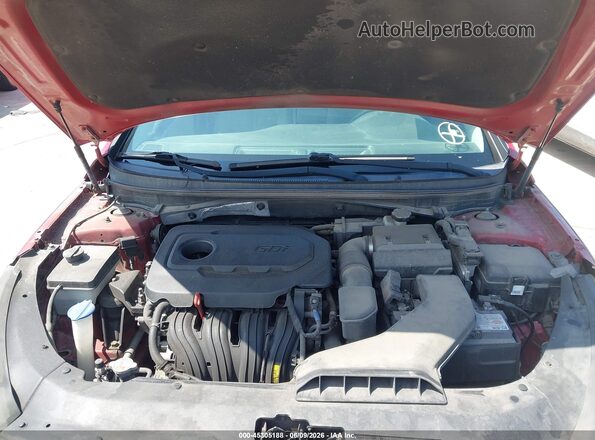 5NPE24AF5JH606652 2018 HYUNDAI SONATA Коричневый Вид сзади