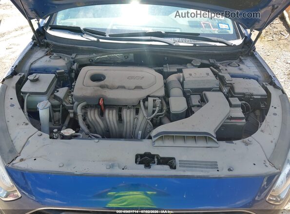 5NPE24AF5JH655950 2018 HYUNDAI SONATA Blue Vista trasera