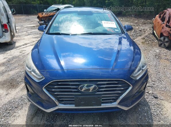 5NPE24AF5JH655950 2018 HYUNDAI SONATA Blue Vista interior trasera