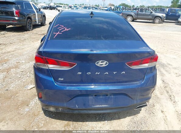 5NPE24AF5JH655950 2018 HYUNDAI SONATA Blue 